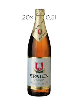 Caja de 20 Unidades de 0,5l Cerveza Spaten