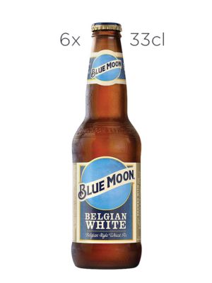 Caja de 6 Cervezas Blue Moon de 33cl.