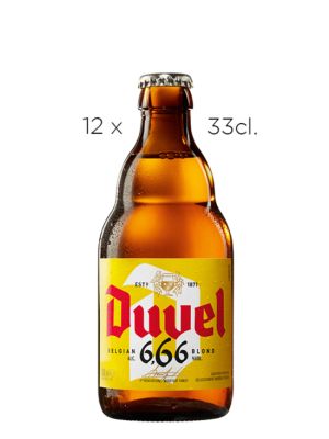 Pack 12 Unidades Cerveza Artesanal Duvel 666