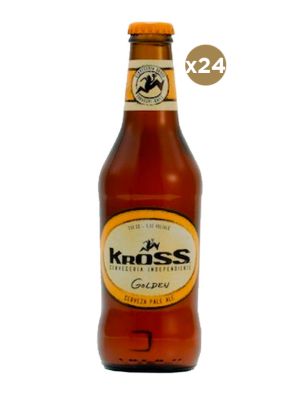 Caja de 24 Cerveza Chilena Kross Golden