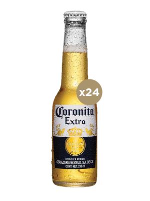 Cerveza Corona Caja de 24 Botellines de 21cl.