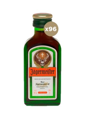 Miniatura Licor Hierbas Jagermeister 96 Unidades