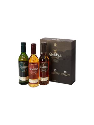 Pack Whisky Glenfiddich 12+15+18 años de 20cl