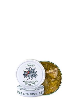 Filetes de Ventresca de Atún al Pesto La Curiosa Lata 120Gr