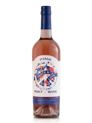 Vino Oporto Peace & Love Pink
