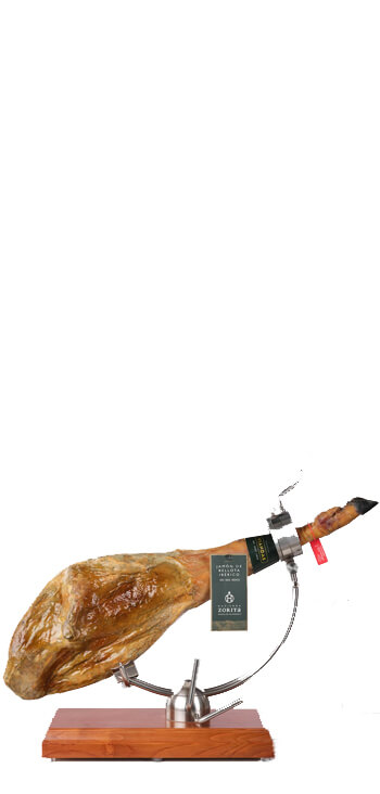 Jamón Ibérico Bellota 50% Raza Ibérica Brida Roja Viandas